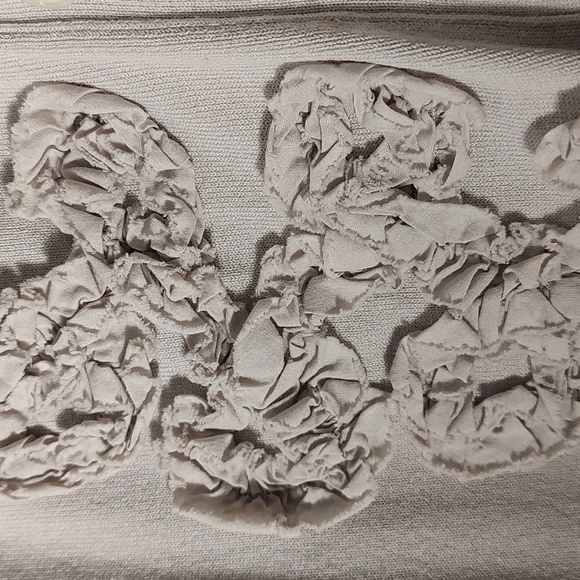 Chelsea & Theodore cardigan with embellishments, lt gray, XL - Picture 3 of 5